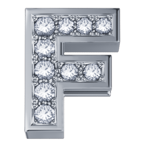 Charm Elements in Oro bianco Diamante 0.02 Ct DCHF3319F.002 - DCHF3319F.002